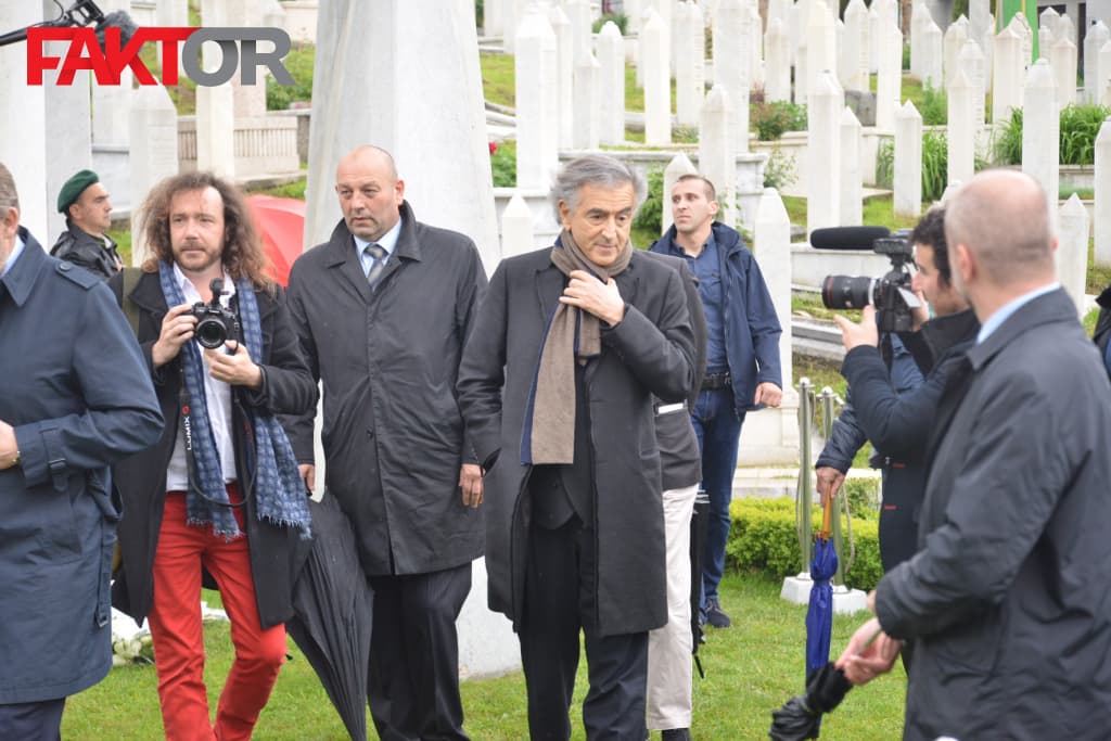 Bernard-Henri Levy I Bakir Izetbegović posjeta Kovačima