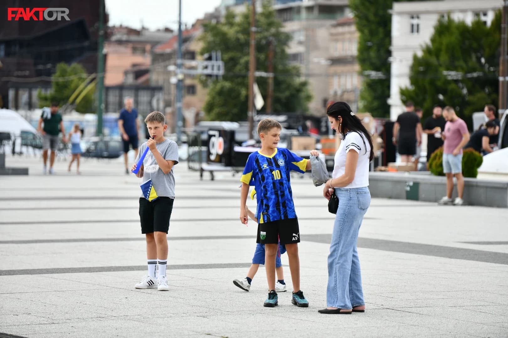 Dolazak navijača, Skenderija, košarka, BiH, Belgija,