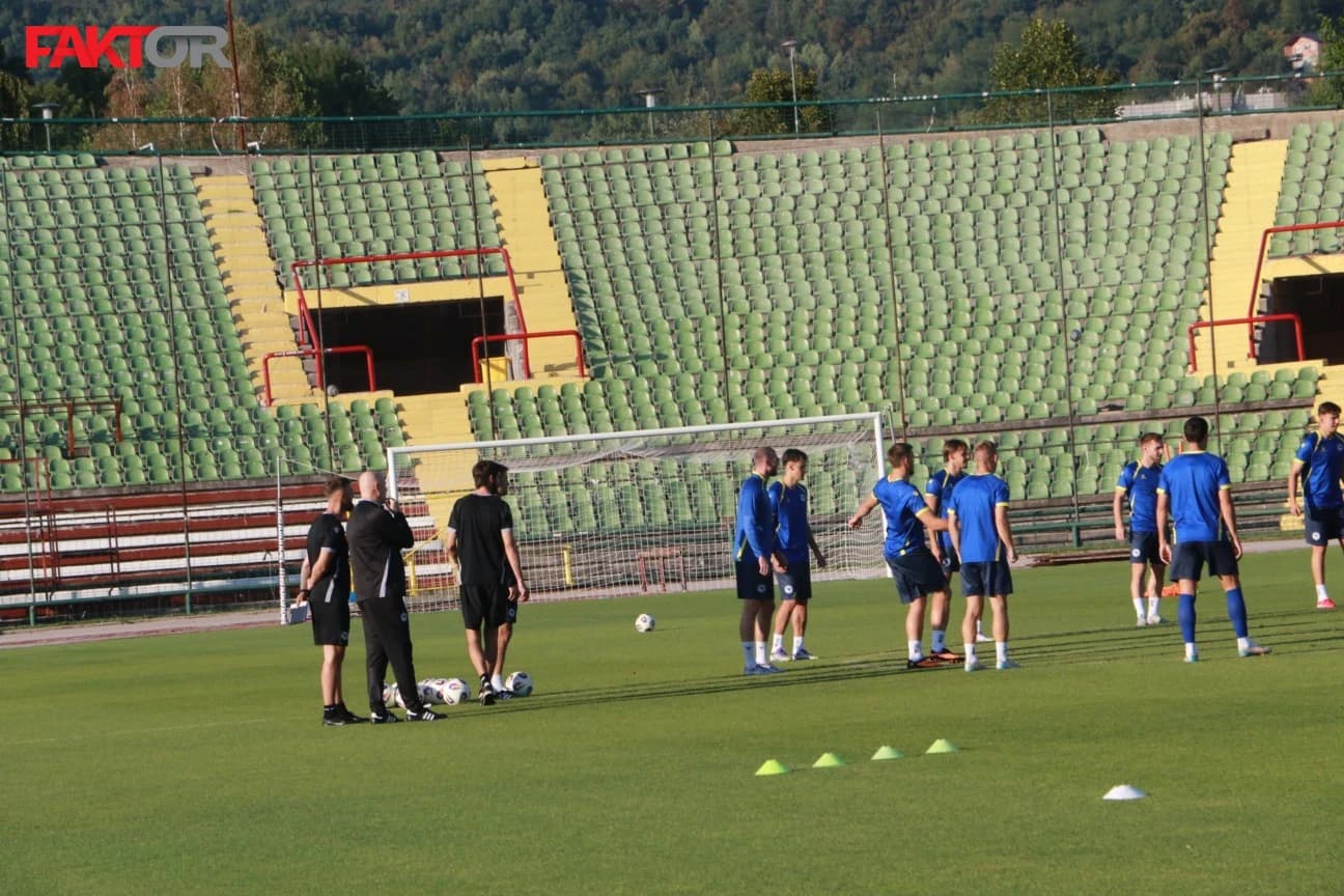 Trening, fudbalske, reprezentacije, BiH