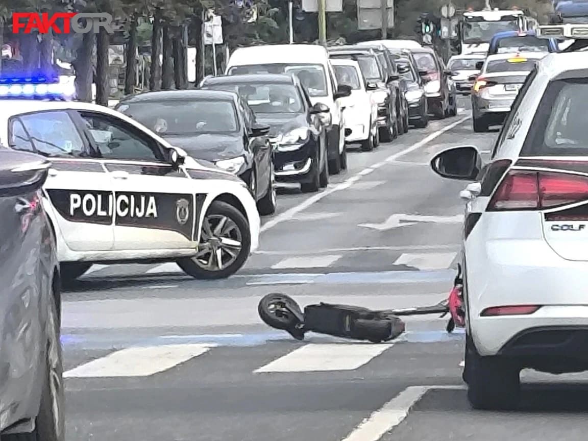 Sudar romobila i auta Pofalići