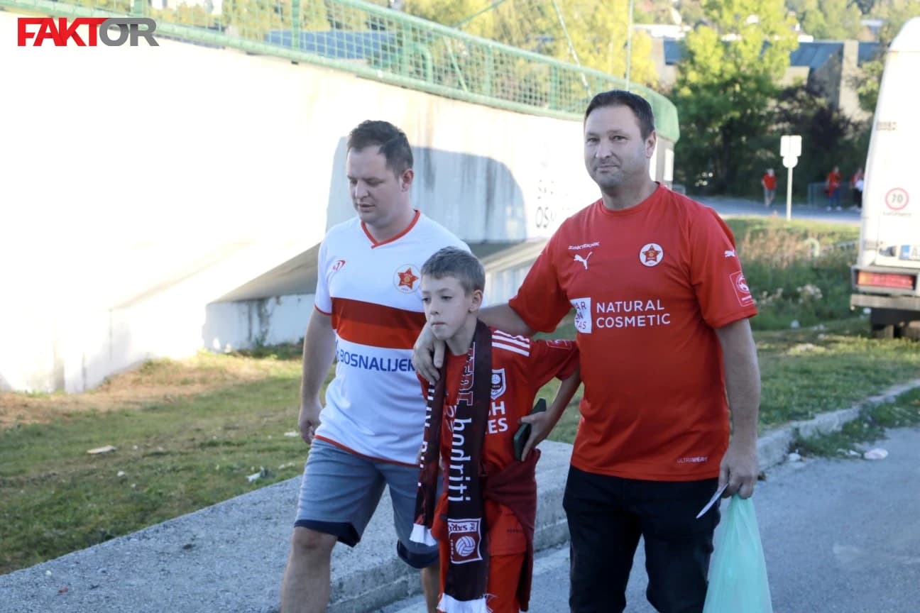 Dolazak navijača atmosfera Sarajevo Velež