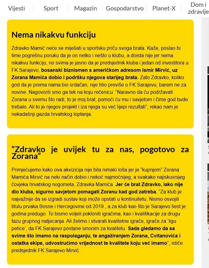 Zdravko Mamić nije želio mnogo govoriti o ovoj temi