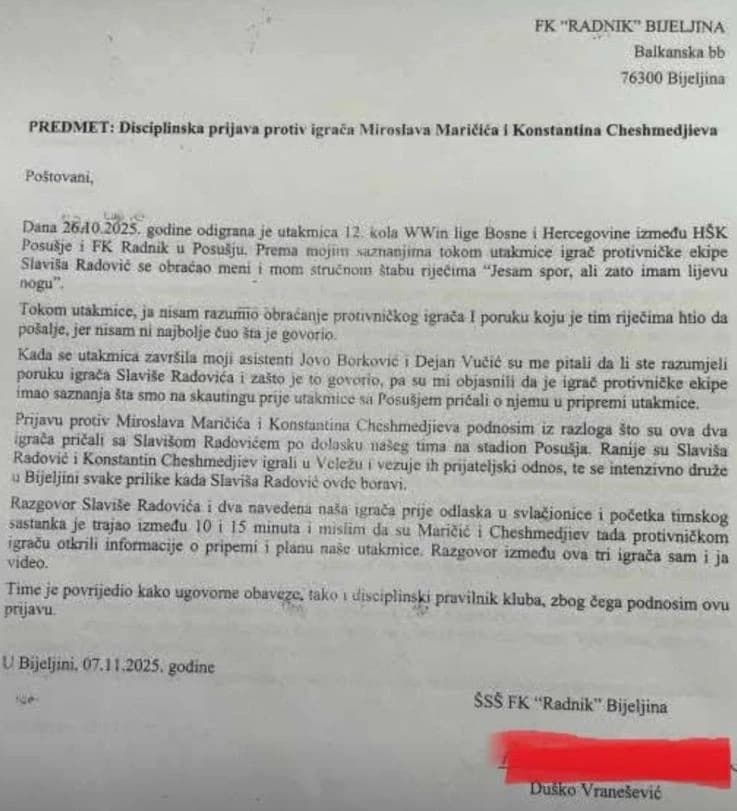 Navodna odluka se pojavila u javnosti
