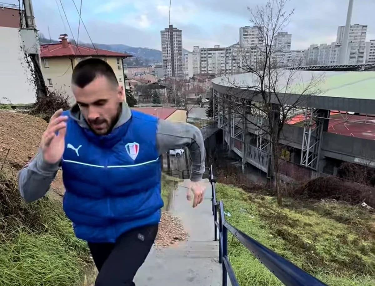 Krpić održava formu u blizini Tušnja