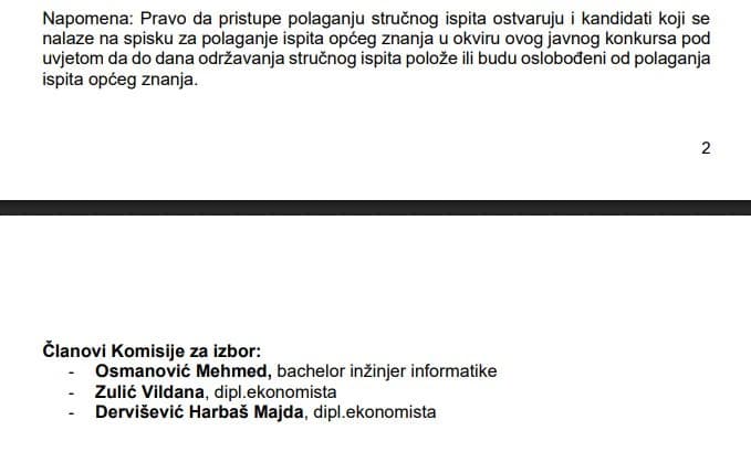 Članovi Komisije