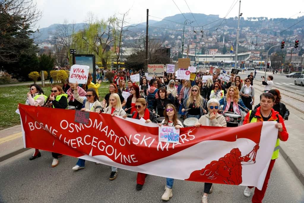 Protesna šetnjau  Sarajevu