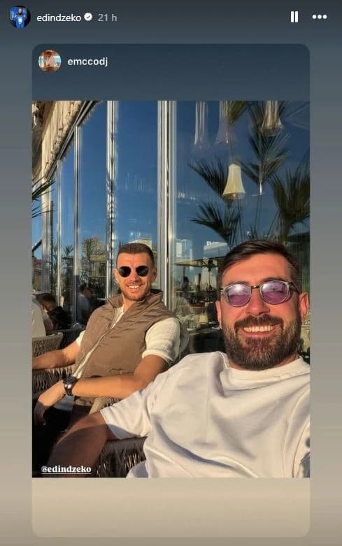 Edin Džeko i Emir Đerekarac