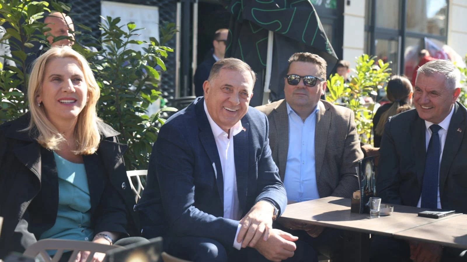 Željka Cvijanović, Milorad Dodik, Nenad Stevandić i Radovan Višković