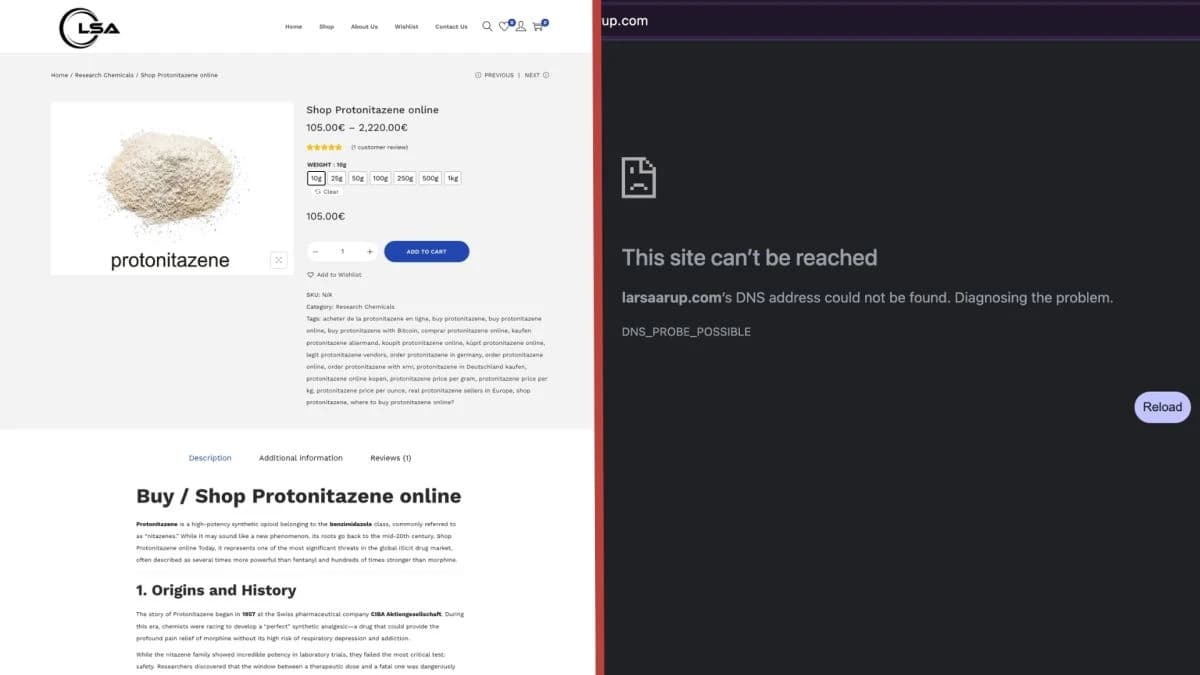 tranica prodavca koji je tvrdio da je iz Španije obrisana je nakon Detektorovog upita