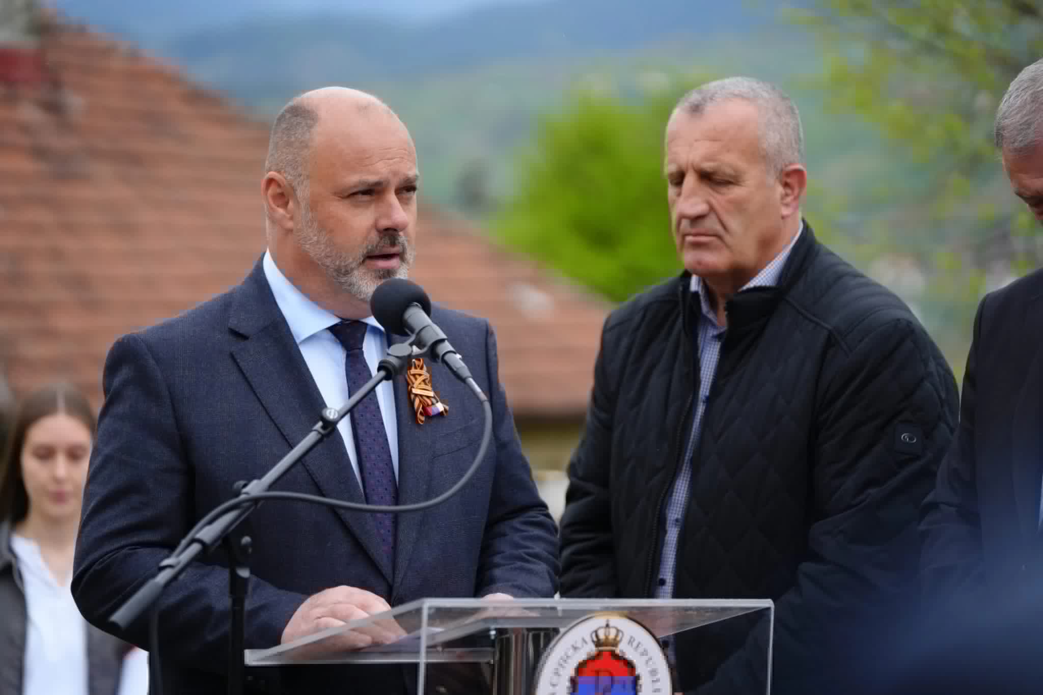 Načelnik Općine Višegrad Mladen Đurević (lijevo)
