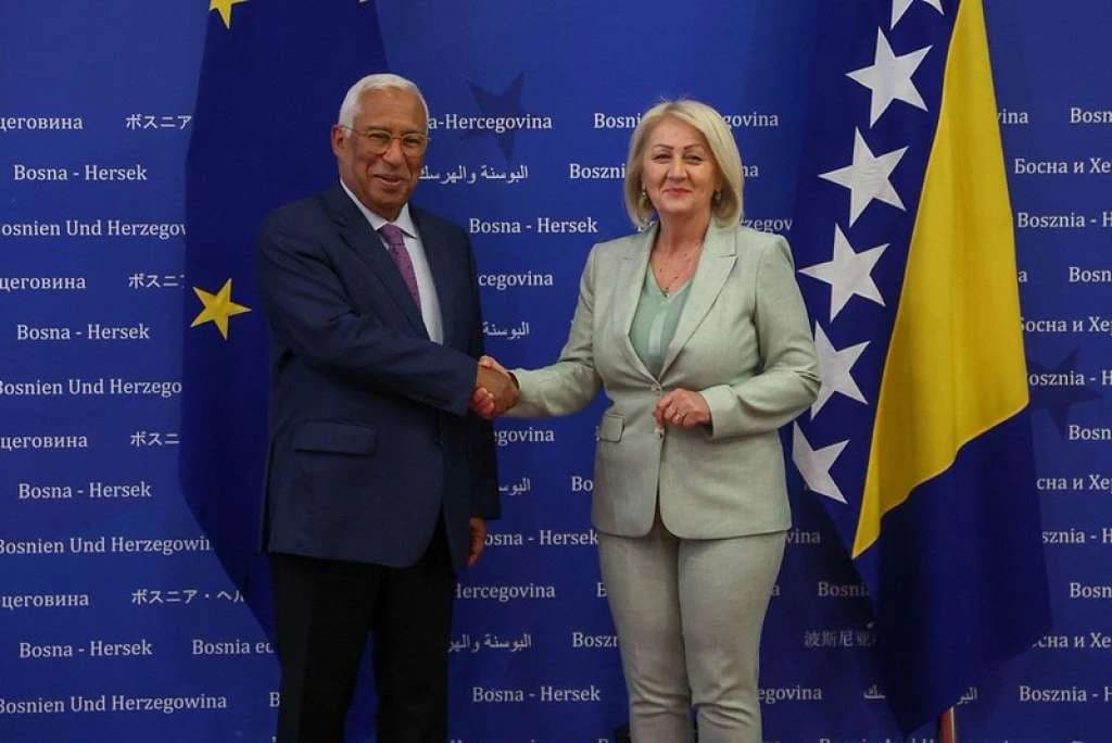 Costa s predsjedavajućom Vijeća ministara BiH