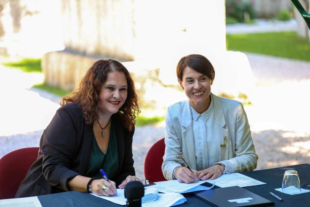 Jasna Duraković i Ana Marić