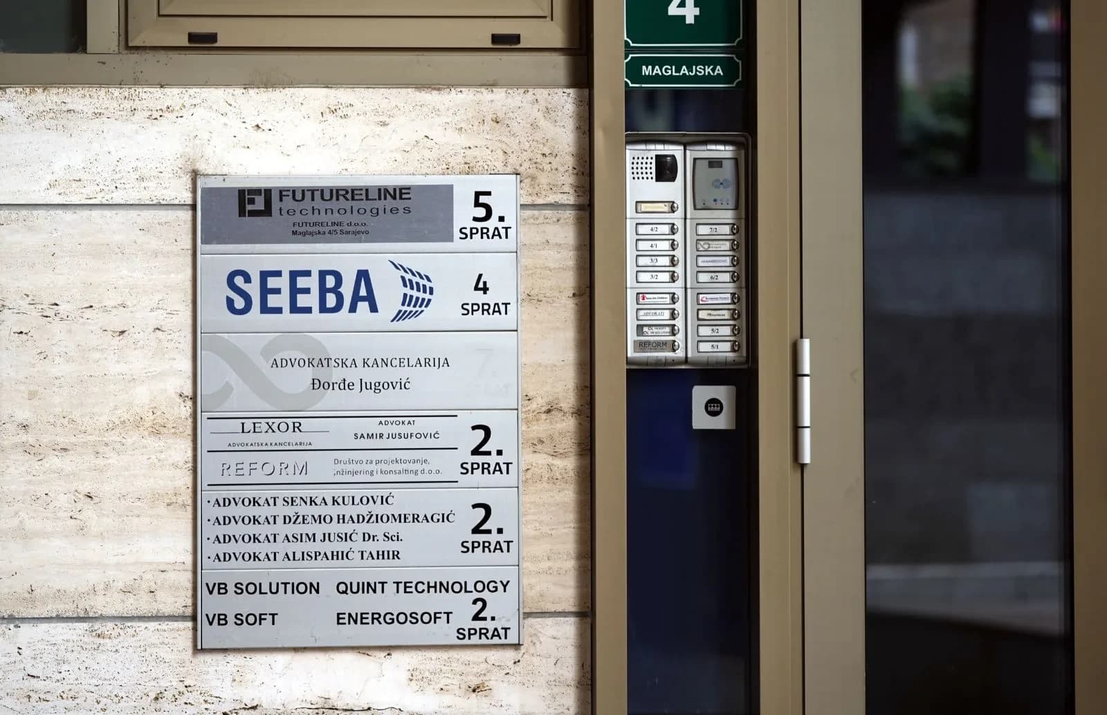 Sjedište sarajevskih kompanija u ulici Maglajska 4