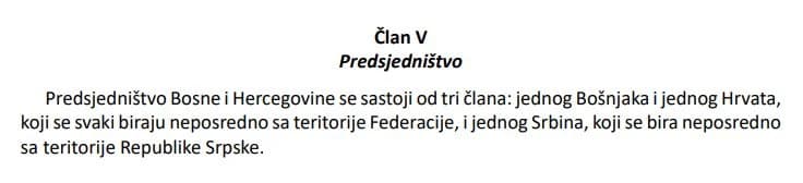 Dio Ustava BiH
