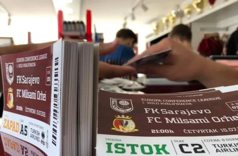 Sarajevo za tri sata prodalo 500 ulaznica za meč protiv Milsamija