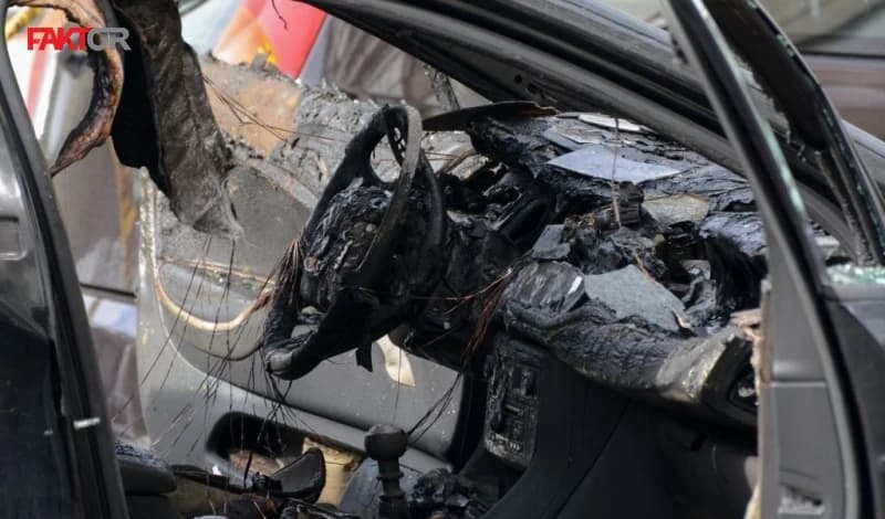 Namjerno zapaljen "audi" u Sokolović Koloniji
