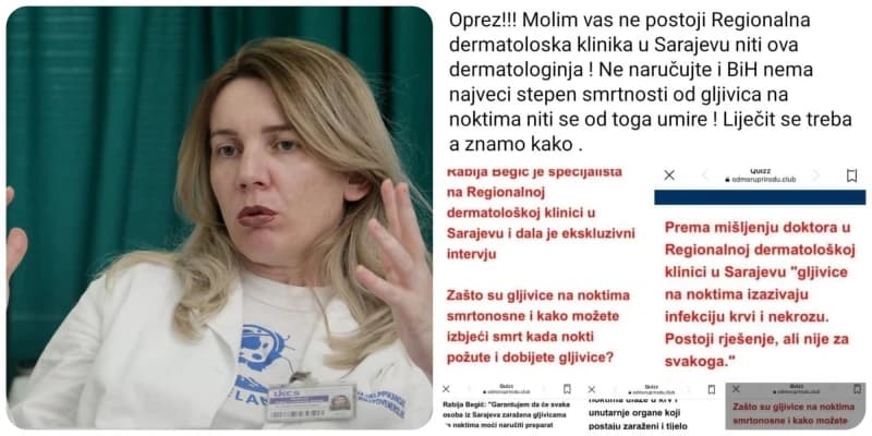 Dr. Helppikangas upozorila na prevare: Ne postoji dermatologinja Rabija Begić, ni Regionalna klinika