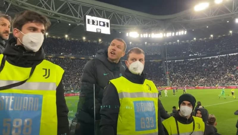 Šta je Edin Džeko rekao navijaču Juventusa: "Ustani ako imaš..."