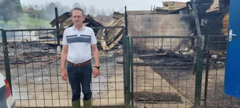 Direktor farme Milo Selo dan poslije požara: Šteta je milionska,  ugrožena je egzistencija 100 porodica