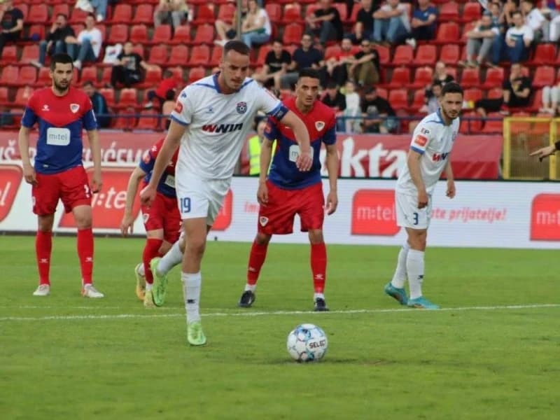 Dva penala i dva gola u remiju Borca i Širokog