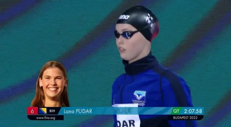 Pogledajte kako je Lana Pudar postala najbolja Evropljanka na 200 metara delfin