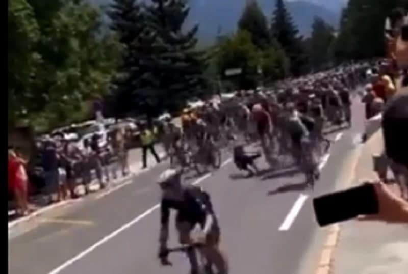 Pas zalutao na stazu: Bizarna nesreća na Tour De Franceu