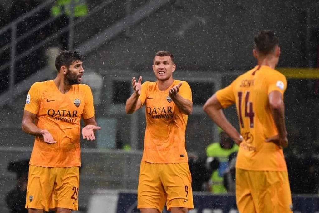 Edin Džeko Milan - Roma 2:1