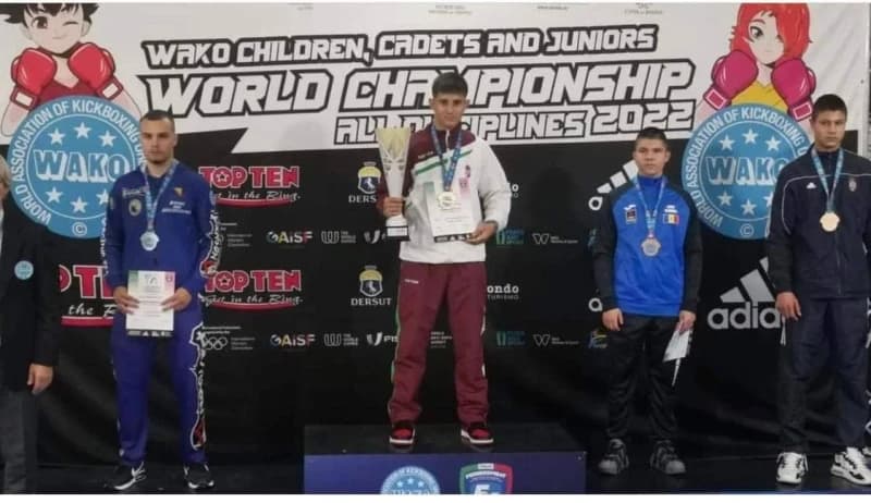 Nuh Hebibović iz Kick boxing akademije Ilidža osvojio srebrenu medalju na Svjetskom prvenstvu u Italiji