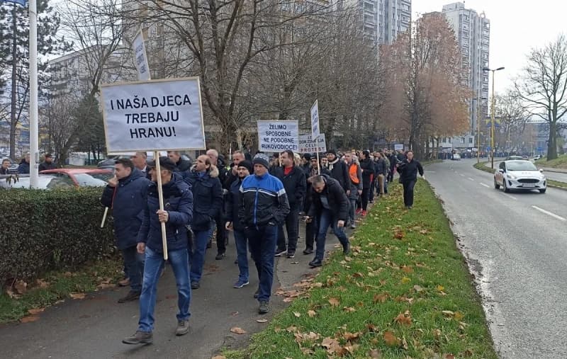 Protest zdravstvenih radnika održan jučer