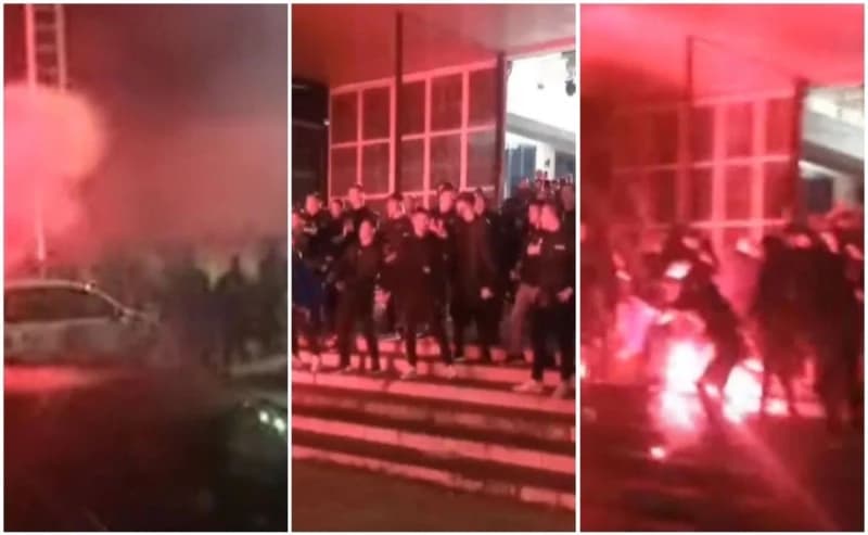 Divljanje navijača u Čapljini: Letjele baklje, kamenje, flaše...