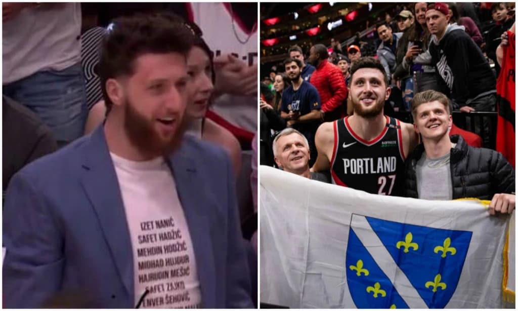 Naš ponos: Jusuf Nurkić se pojavio u majici sa imenima devet heroja BiH!