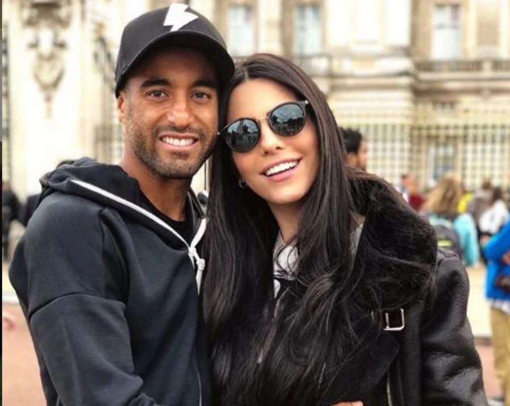 Lucas Moura i Larissa Saad