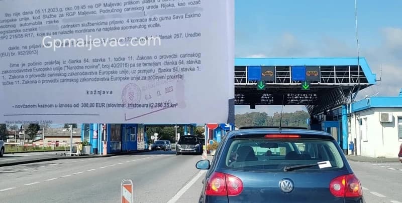 prekršaj, nove gume, GP Maljevac