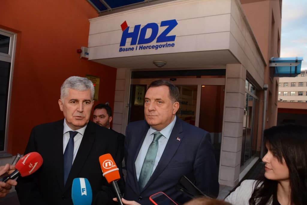 Dodik nakon sastanka sa Čovićem: Sprema se nevrijeme u Mostaru, moram poletjeti