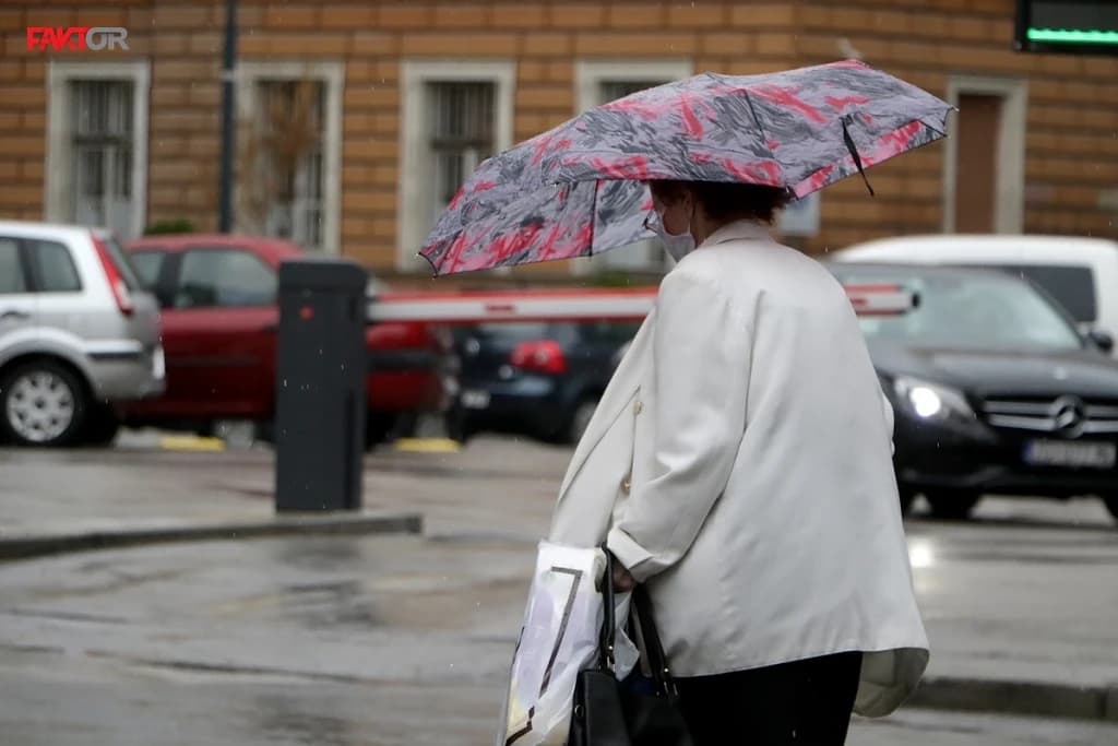 Oblačno sa kišom, na jugu temperatura do 20 stepeni