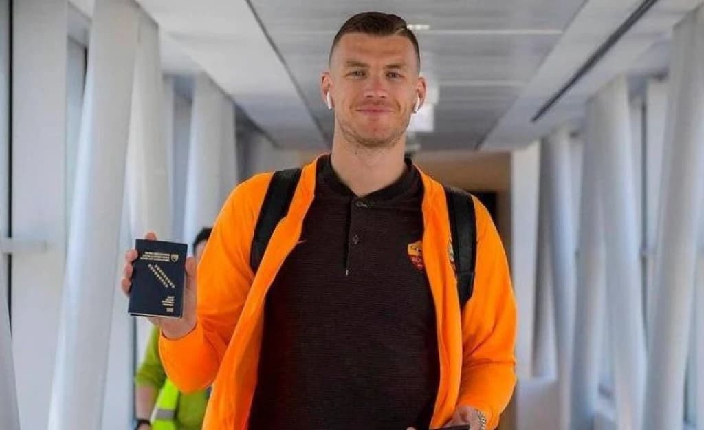 Pred derbi protiv Intera: Edin Džeko se pojavio u trening-kampu Rome
