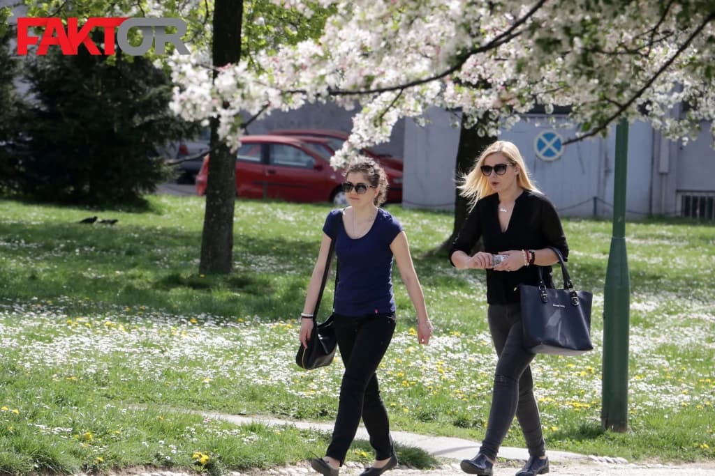 Danas temperature u BiH do 29 stepeni, popodne mogući pljuskovi i grmljavina