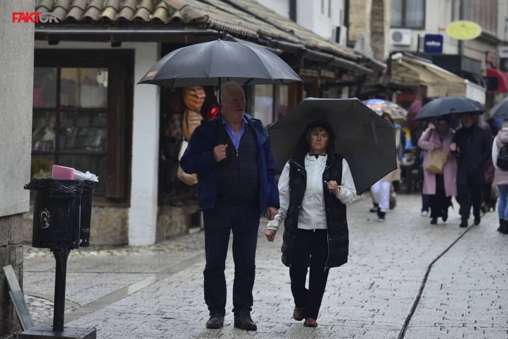 U Bosni i Hercegovini prijepodne kiša, na planinama slab snijeg