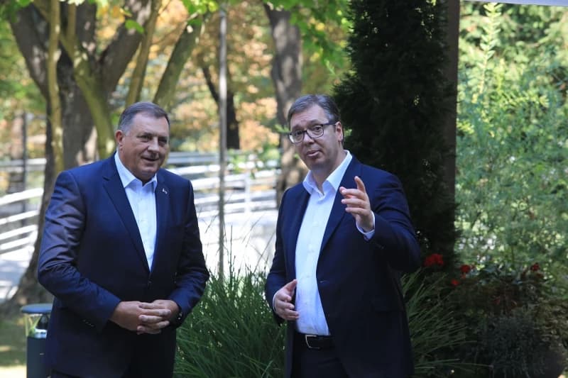 Milorad Dodik i Aleksandar Vučić