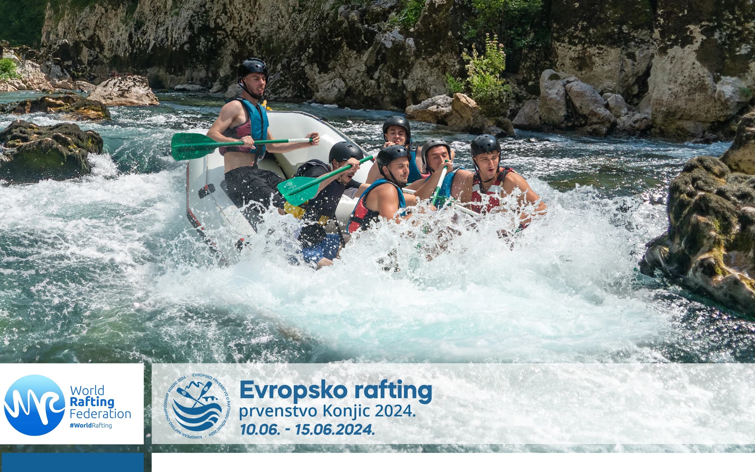 Počele pripreme za veliko Evropsko rafting prvenstvo Konjic 2024.