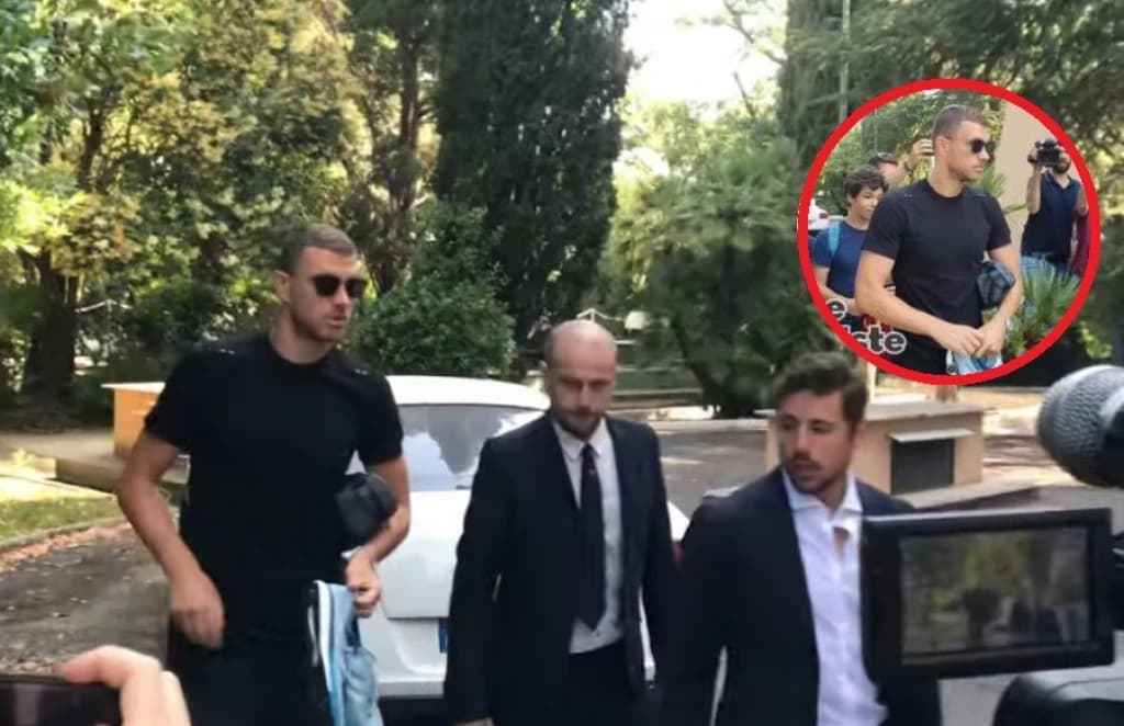 Stigao u Italiju: Edin Džeko na ljekarskim pregledima 