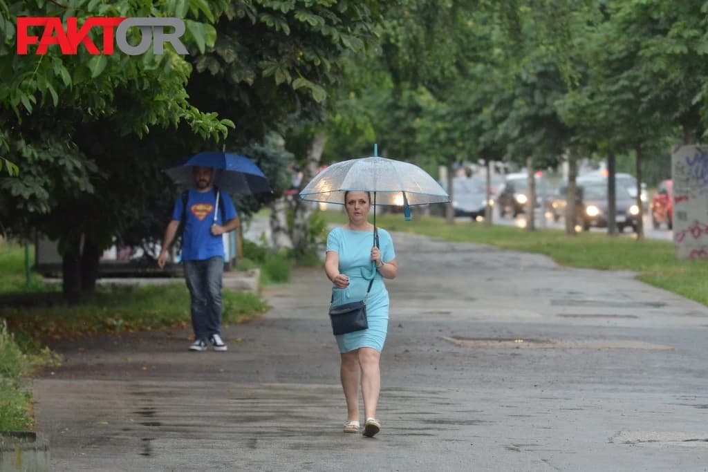 Danas oblačno sa kišom i grmljavinom, kako će biti narednih dana