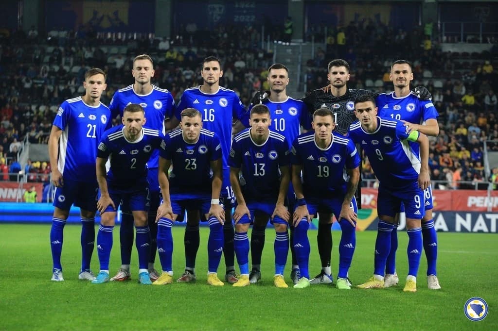 Šarić (broj 19) jedini meč za BiH odigrao protiv Rumunije