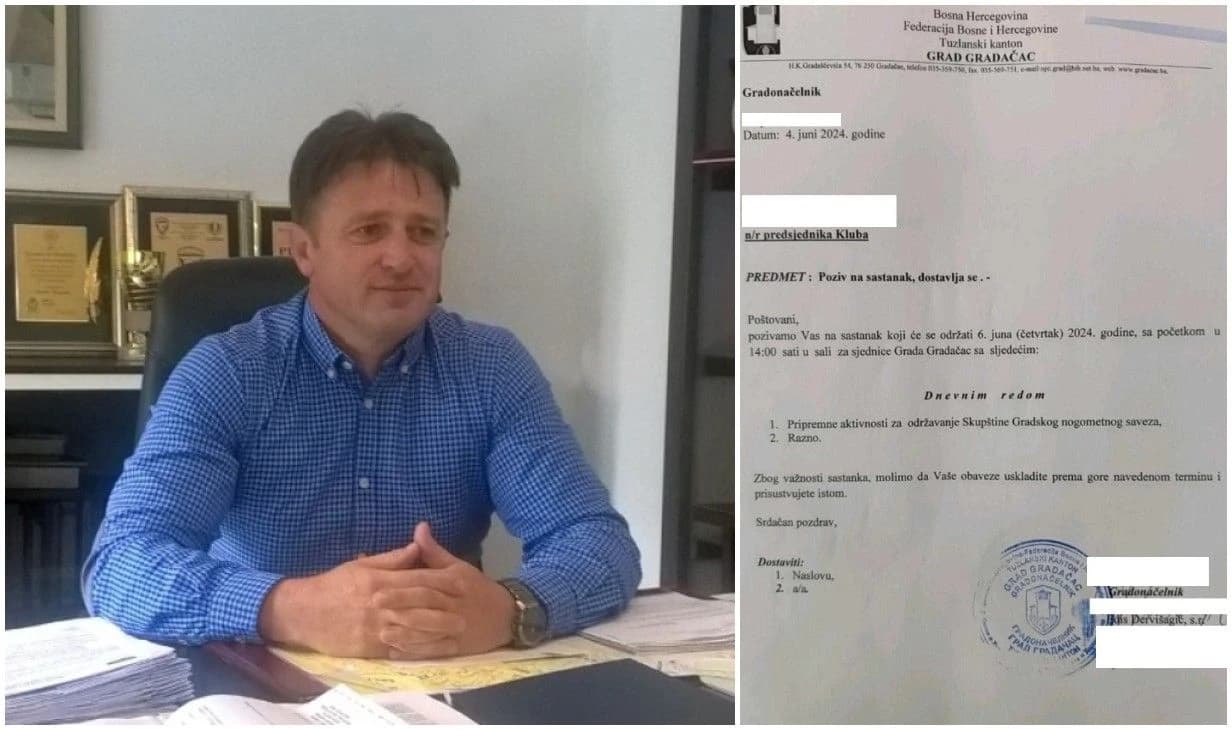Dervišagić potpisao dopis koji je upućen klubovima