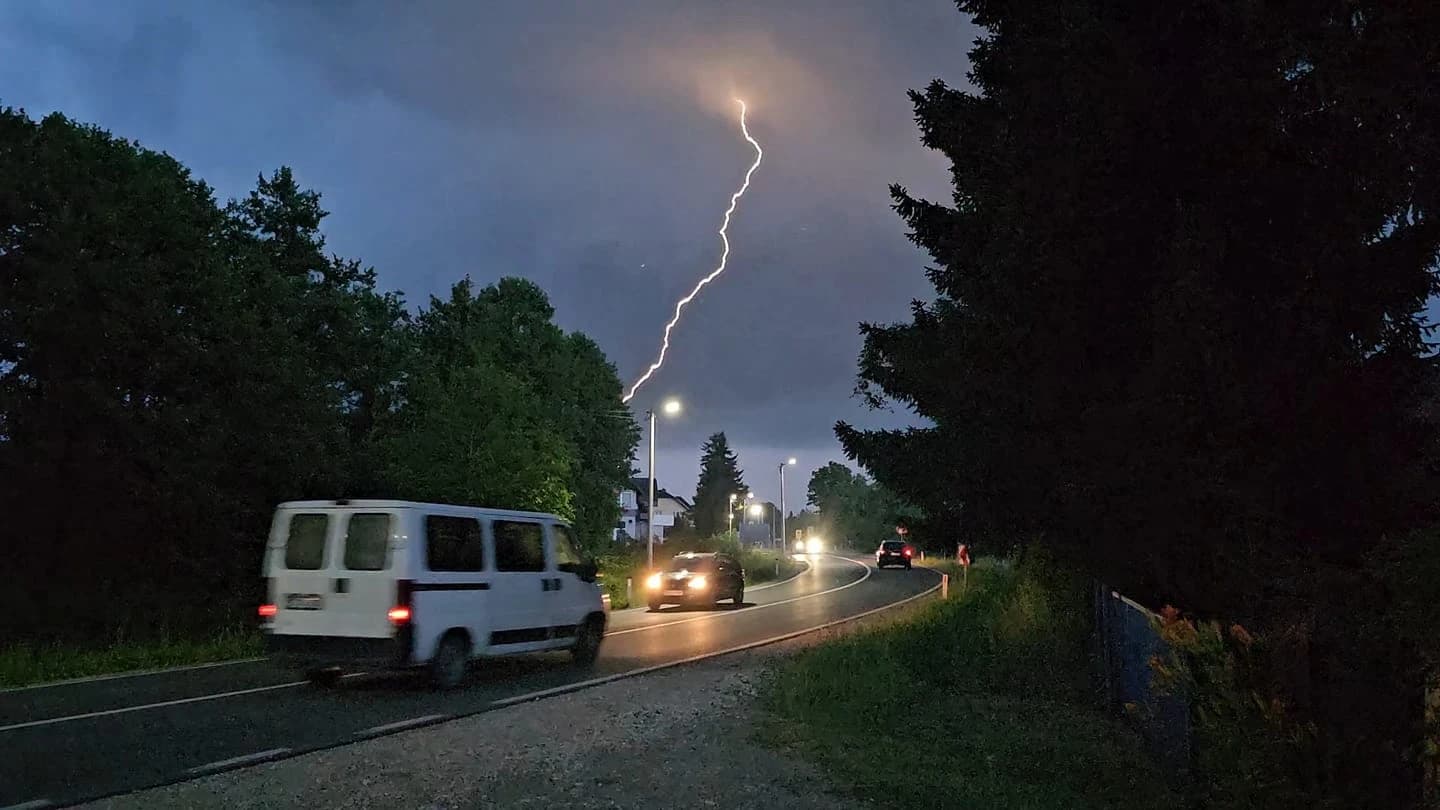 Pogled na oluju iz pravca Đurđevika