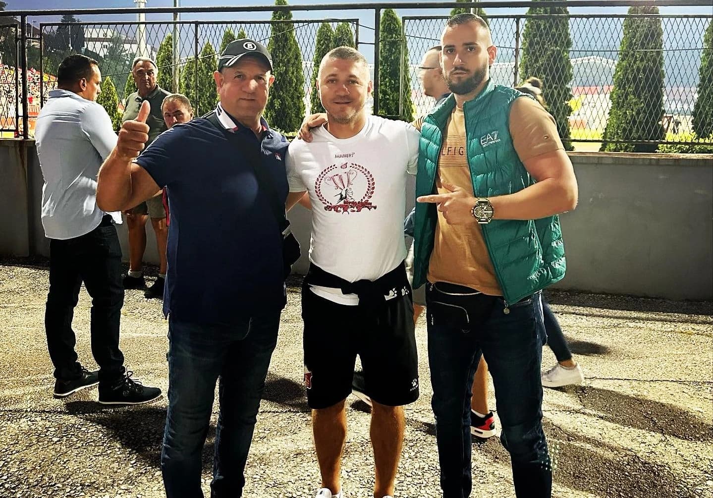 Zajko Zeba u društvu bivšeg predsjednika Slobode Senada Mujkanovića (lijevo)