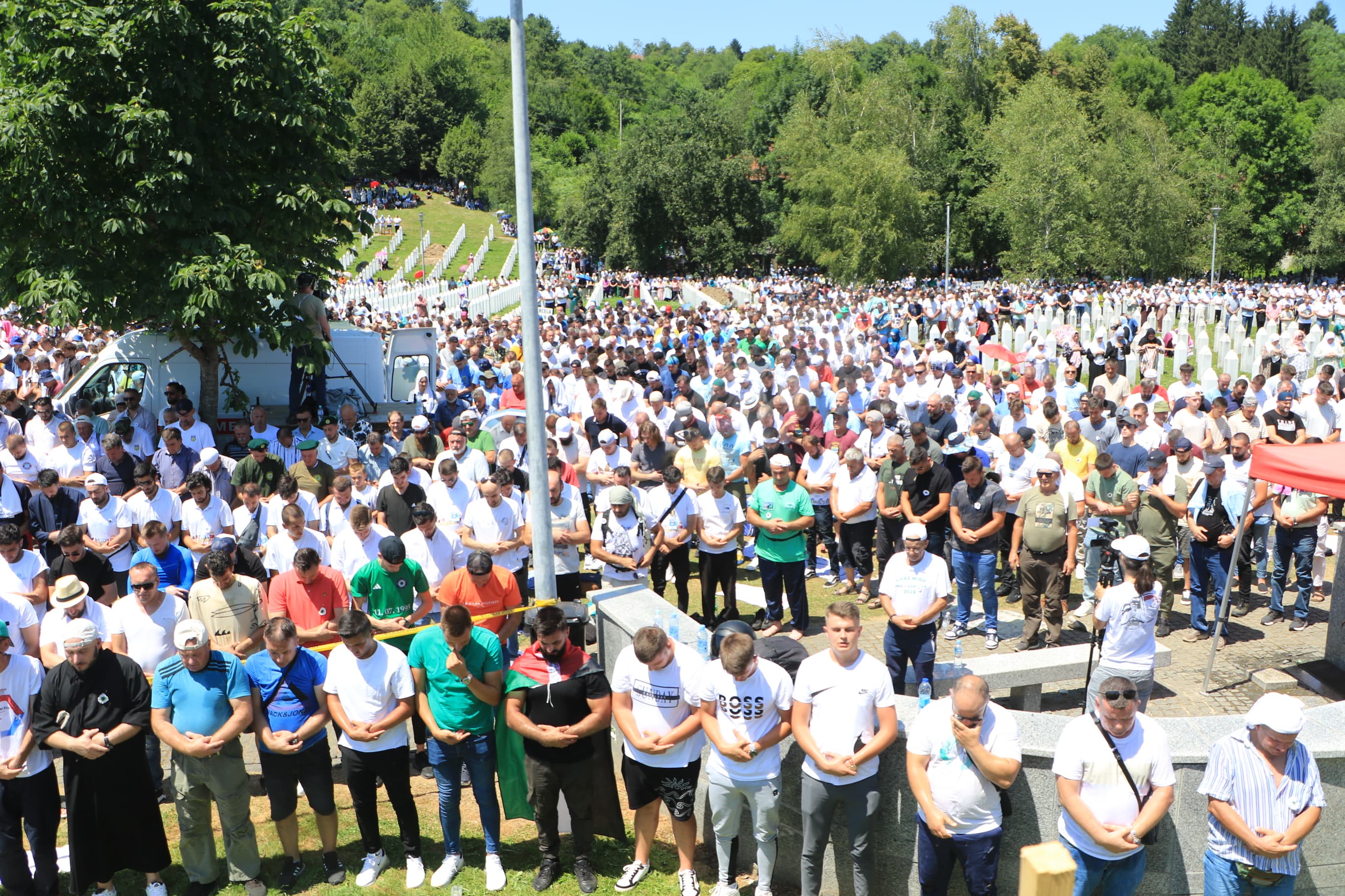 Dženaza namaz, Srebrenica, Potočari,
