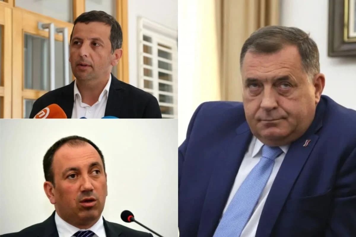 Nebojša Vukanović, Igor Crnadak i Milorad Dodik