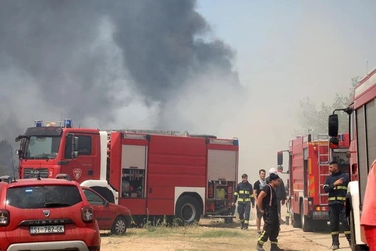 Požar kod Skradina