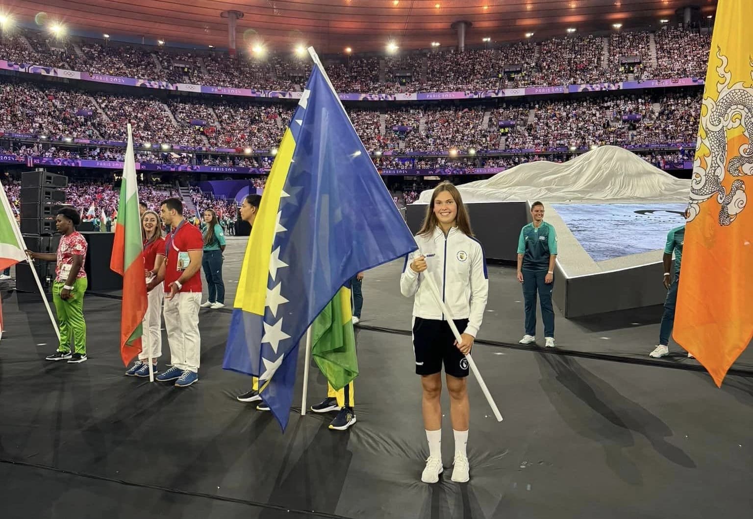 Lana Pudar nosila zastavu BiH na zatvaranju OI